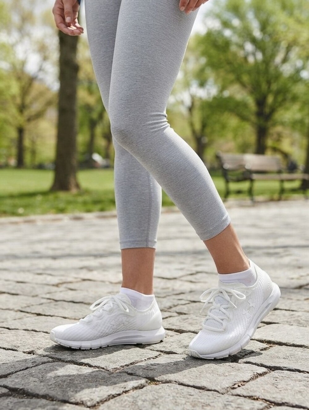 Under Armour White Women’s Lightweight Mesh Sneakers